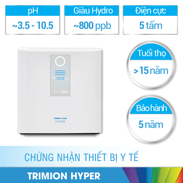 Máy lọc nước ion kiềm Trim Ion Hyper