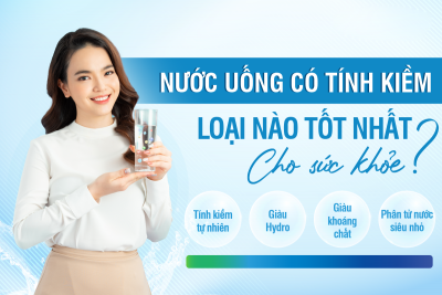 Nước uống có tính kiềm là gì? Loại nước uống có tính kiềm nào tốt nhất cho sức khỏe?